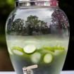 Glass Beverage Jar